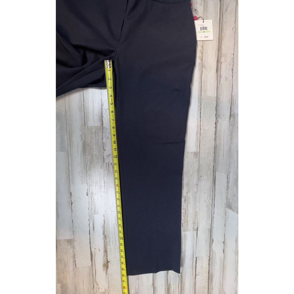 Rafaella Classic Fit Tapered Leg Womens Navy Blue Dress Pants Size 10 Petite NWT - Picture 8 of 8